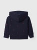 GAP Sweatjacke in Dunkelblau/ Rot