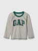 GAP Longsleeve in Grau/ Grün