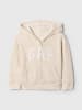 GAP Sweatjacke in Creme