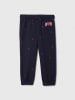 GAP Sweathose in Dunkelblau/ Rot