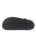 billowy Leder-Winterboots in Schwarz