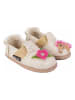 NANGA Hausschuhe "Little Horse" in Beige/ Pink