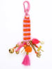 Overbeck and Friends Schlüsselanhänger "Jacky" in Orange/ Rosa - (L)15 cm