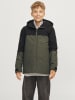 JACK & JONES Junior Softshelljas "Aiden" kaki/zwart