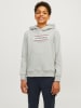JACK & JONES Junior Hoodie in Hellgrau