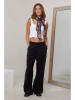 Joséfine Cordhose "Dael" in Schwarz