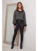 Joséfine Kunstleren broek "Ninon" zwart