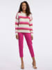 orsay Pullover in Weiß/ Pink