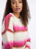 orsay Pullover in Weiß/ Pink