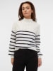 orsay Pullover in Weiß/ Schwarz