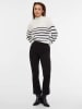 orsay Pullover in Weiß/ Schwarz