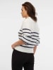 orsay Pullover in Weiß/ Schwarz