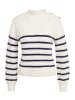 orsay Sweter w kolorze biało-czarnym
