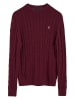 Polo Club Pullover in Bordeaux
