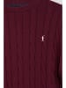 Polo Club Pullover in Bordeaux
