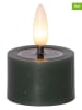 STAR Trading 2-delige set: ledwaskaarsen groen - (H)4 x Ø 5 cm