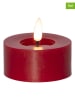 STAR Trading 2-delige set: ledwaskaarsen rood - (H)5,5 x Ø 7 cm