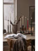 STAR Trading 2-delige set: ledwaskaarsen "Flamme Slim" wit - (H)28,5 x Ø 2,1 cm