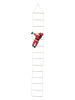STAR Trading Decoratieve ledlamp "Ladder" wit/rood - (L)200 x (B)26 cm