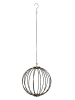 STAR Trading LED-Dekoleuchte "Mounty" in Schwarz - Ø 30 cm