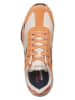 Skechers Leder-Sneakers "Frenzy" in Hellbraun/ Creme