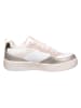Skechers Leder-Sneakers "Sport Court" in Weiß/ Gold
