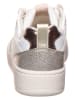 Skechers Leder-Sneakers "Sport Court" in Weiß/ Gold