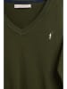 Polo Club Sweter w kolorze ciemnozielonym