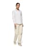Polo Club Blouse - regular fit - lichtgrijs/wit