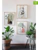 ABERTO DESIGN 3er-Set: Gerahmte Kunstdrucke - (B)33 x (H)48 cm