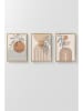 ABERTO DESIGN 3-delige set: ingelijste kunstdrukken - (B)33 x (H)48 cm