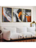 ABERTO DESIGN 3er-Set: Gerahmte Glasdrucke