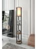ABERTO DESIGN Standleuchte in Hellbraun/ Schwarz - (B)24 x (H)150 x (T)25 cm