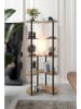 ABERTO DESIGN Standleuchte in Hellbraun/ Schwarz - (B)65 x (H)150 x (T)35 cm