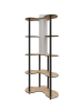 ABERTO DESIGN Standleuchte in Hellbraun/ Schwarz - (B)65 x (H)150 x (T)35 cm