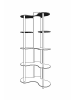 ABERTO DESIGN Standleuchte in Hellbraun/ Schwarz - (B)65 x (H)150 x (T)35 cm