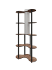 ABERTO DESIGN Lampa stojąca w kolorze brązowo-czarnym - 65 x 150 x 35 cm