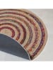 ABERTO DESIGN Kurzflor-Teppich in Beige/ Rot