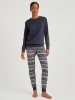 Calida Pyjama donkerblauw