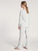 Calida Pyjama in Weiß/ Rosa