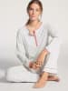 Calida Pyjama wit/lichtroze