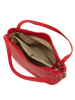Lucca Baldi Skórzany shopper bag "Fiesole" w kolorze czerwonym - 34 x 29 x 15 cm