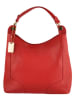 Lia Biassoni Leren schoudertas "Nardis" rood - (B)28 x (H)39 x (D)12 cm