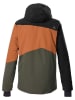 Killtec Ski-/ Snowboardjacke in Khaki/ Orange