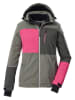 Killtec Ski-/ Snowboardjacke in Grau/ Pink