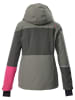Killtec Ski-/ Snowboardjacke in Grau/ Pink
