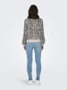 JDY Pullover "Lorraine" in Creme/ Schwarz