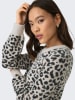 JDY Pullover "Lorraine" in Creme/ Schwarz
