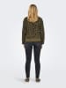 JDY Pullover "Lorraine" in Braun/ Schwarz