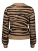 JDY Pullover in Braun/ Schwarz